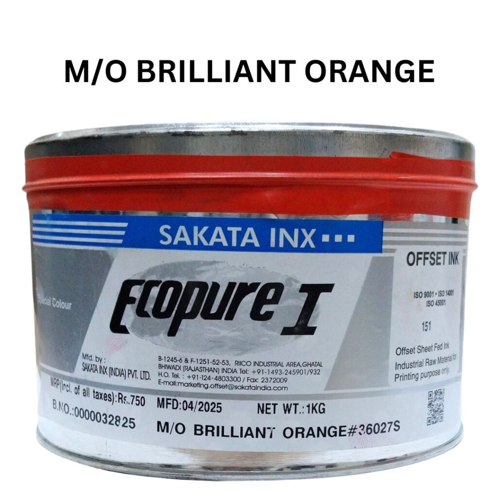 BRILLIANT ORANGE -SPOT COLOR