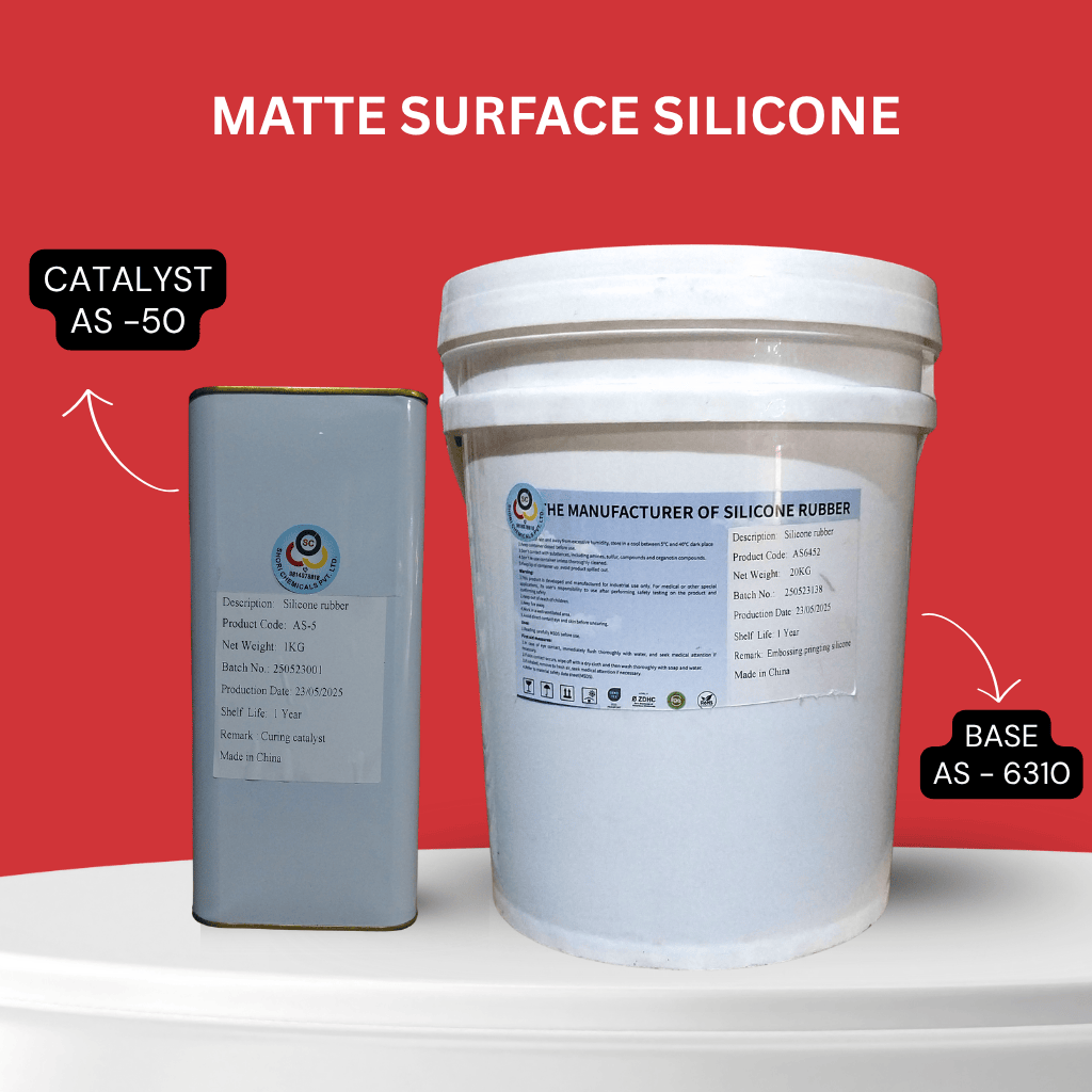 Matte surface silicone